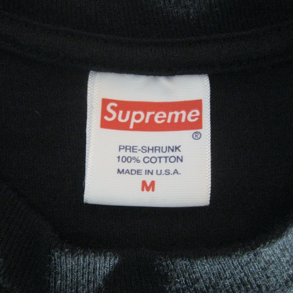 SUPREME FW19 D'Hiver 2019/2020 Black S/S T-Shirt M - Picture 3 of 4